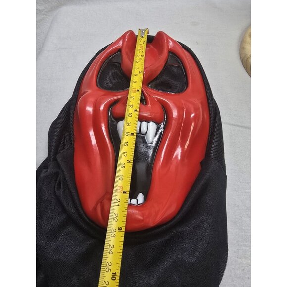 Vintage Funworld Devil Mask Red Evil Face Scream Easter Unlimited - Picture 9 of 11